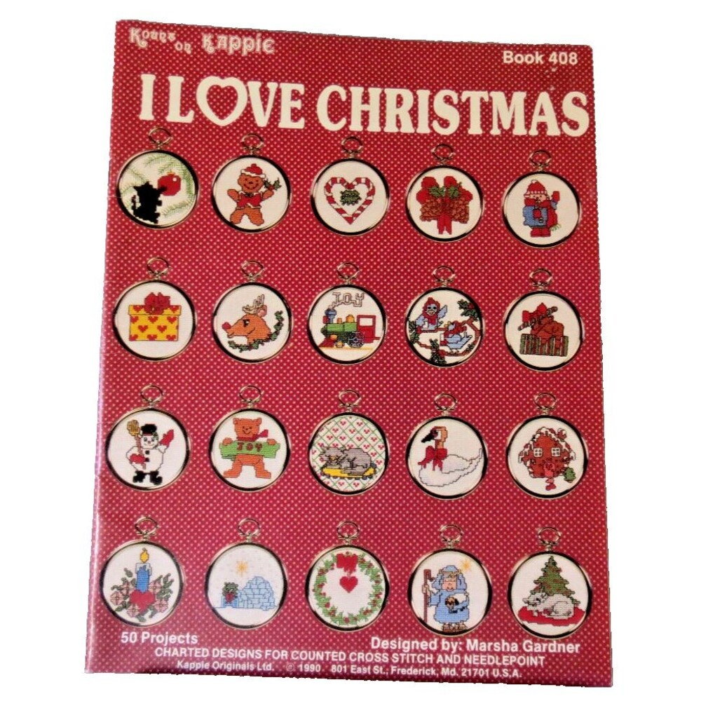 Kount on Kapple I Love Christmas Book 408 1990 50 Projects